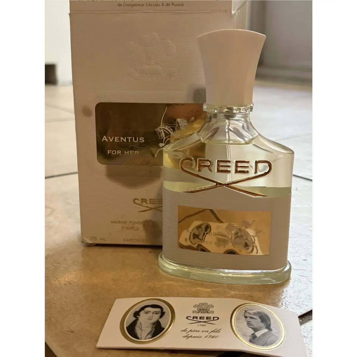 Creed Aventus For Her 2.5 Oz /75ml Women Eau De Parfum Spray Unboxed