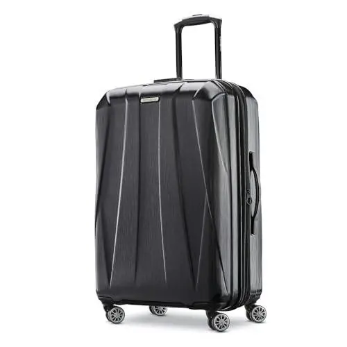 Black - Samsonite Centric 2 Hardside Expandable Luggage with Spinner Wheels 24