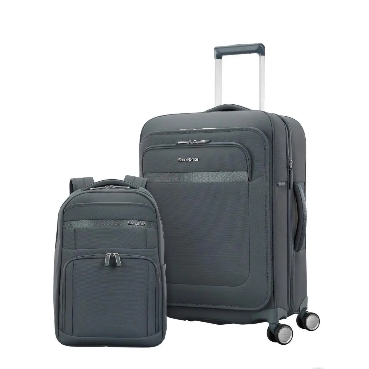 Crestledge 2-piece Softside Expandable Carry On and Backpack Set by Samsonite