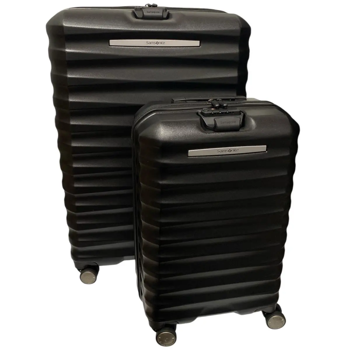 Ridgeway 2 Hardside Spinner Luggage Set 2 Piece Black by Samsonite