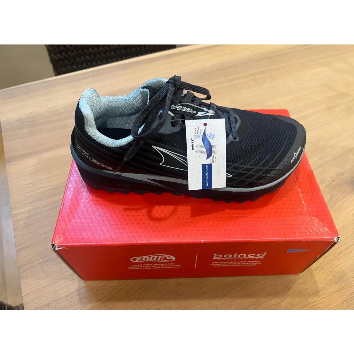W Altra Timp 5 Women`s Ladies Black Grey Trail Running Shoes 7.5