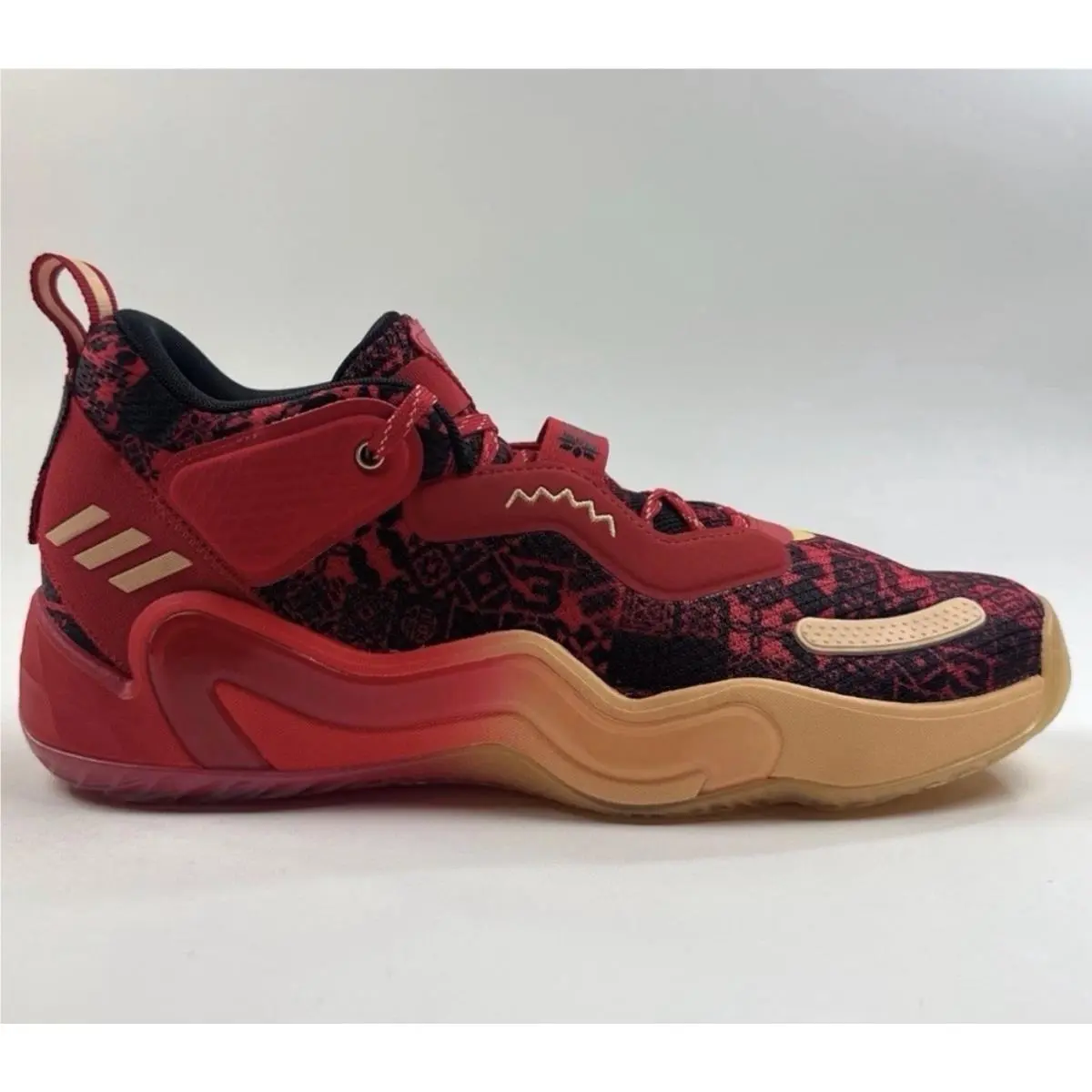 Adidas D.o.n. Issue 3 Gca Lunar Year Mens 13 Red Shoes Basketball GY0328