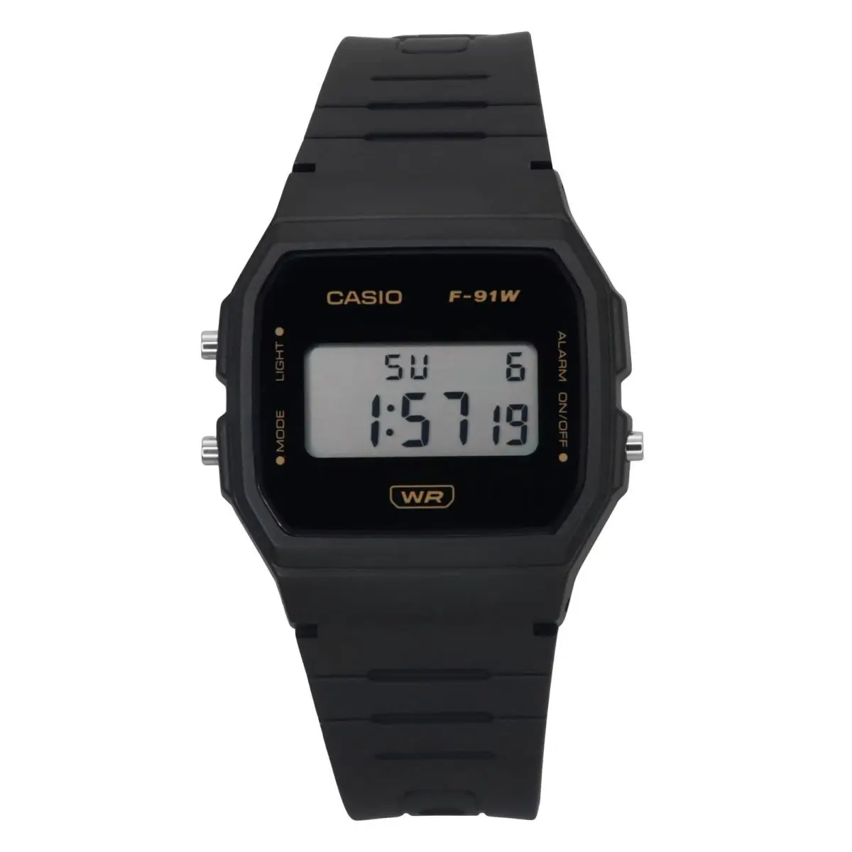Casio Pop Digital Gray Bio Based Resin Strap Quartz F-91WB-8A Unisex Watch