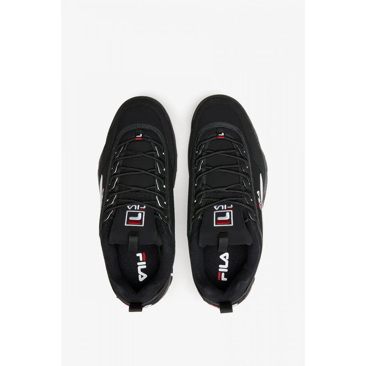 Fila shoes - BLACK/WHITE/RED 11