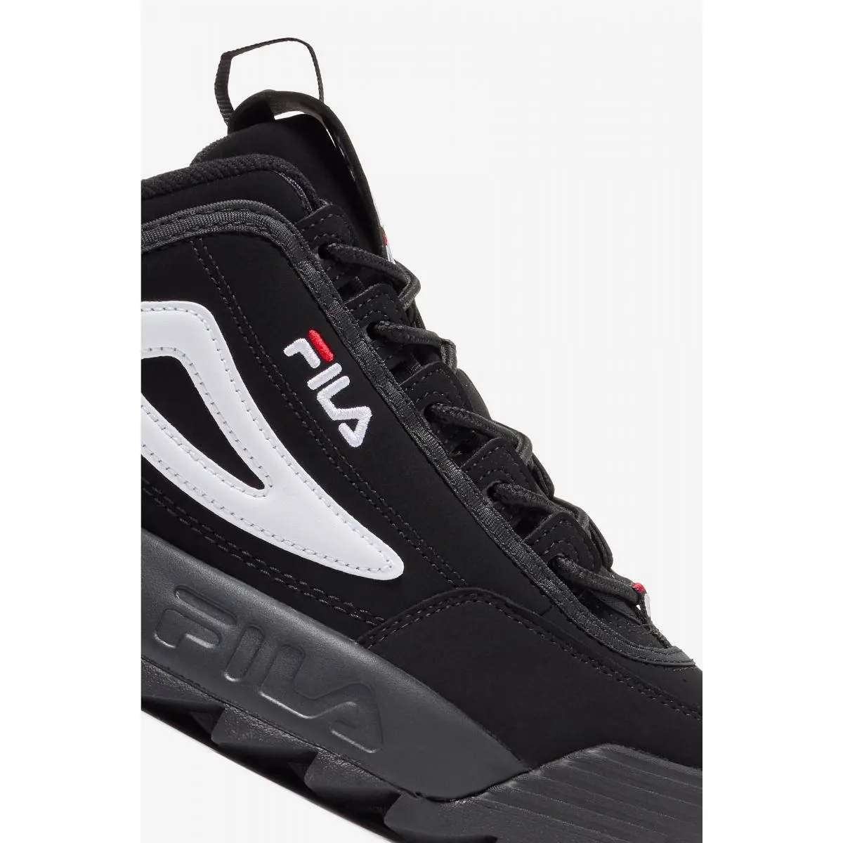 Fila shoes - BLACK/WHITE/RED 12