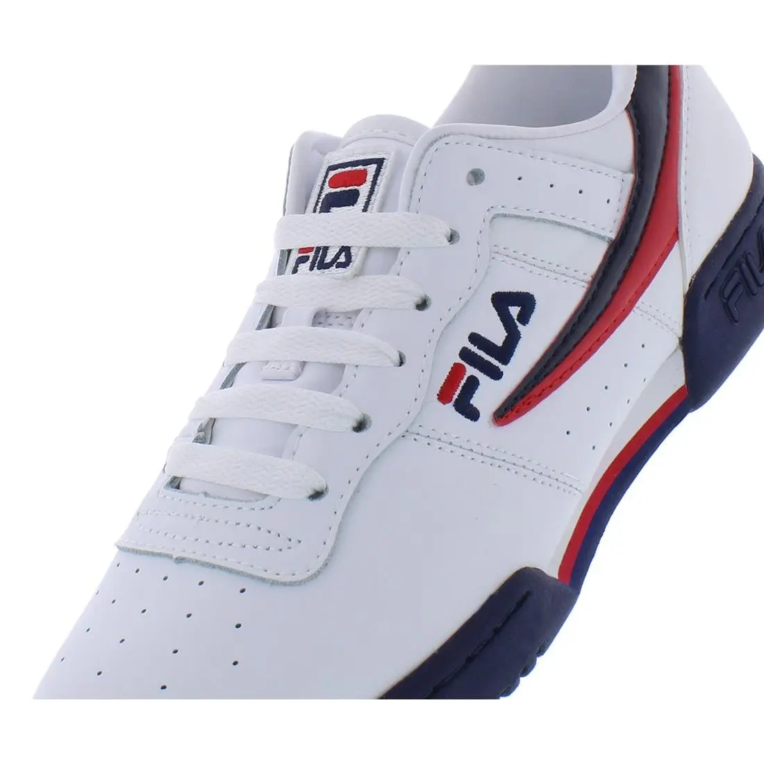 Fila shoes - White/Navy/Red, Main: White (UPC: 691115296978) 1