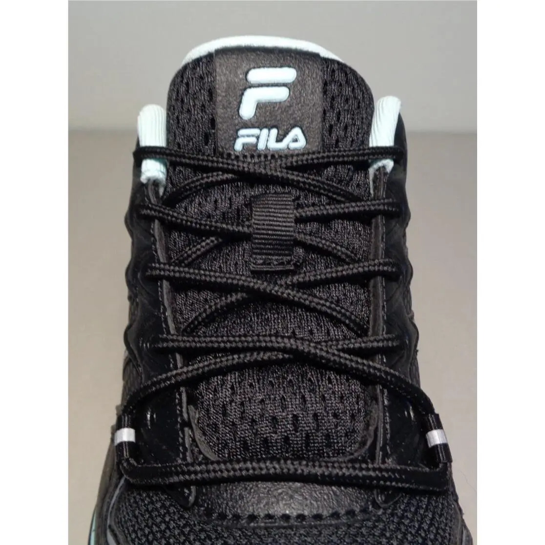 Fila shoes - Black/Black/Fila Aqua (UPC: 196447239278) 7