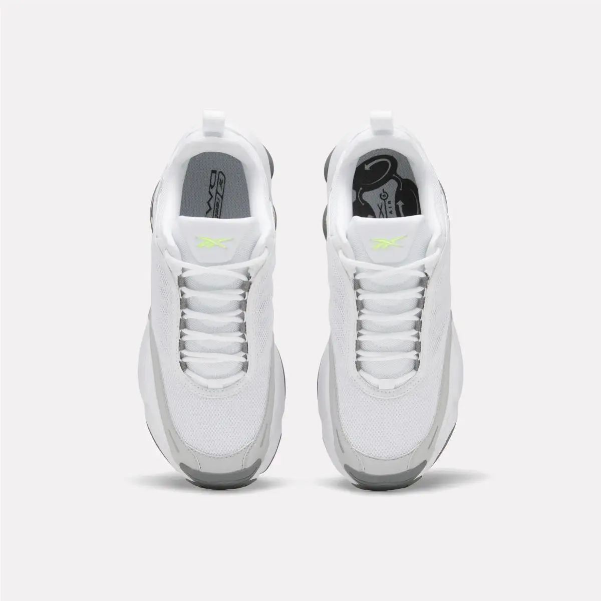 Reebok shoes - White/New Grey 1/Digital Lime 0