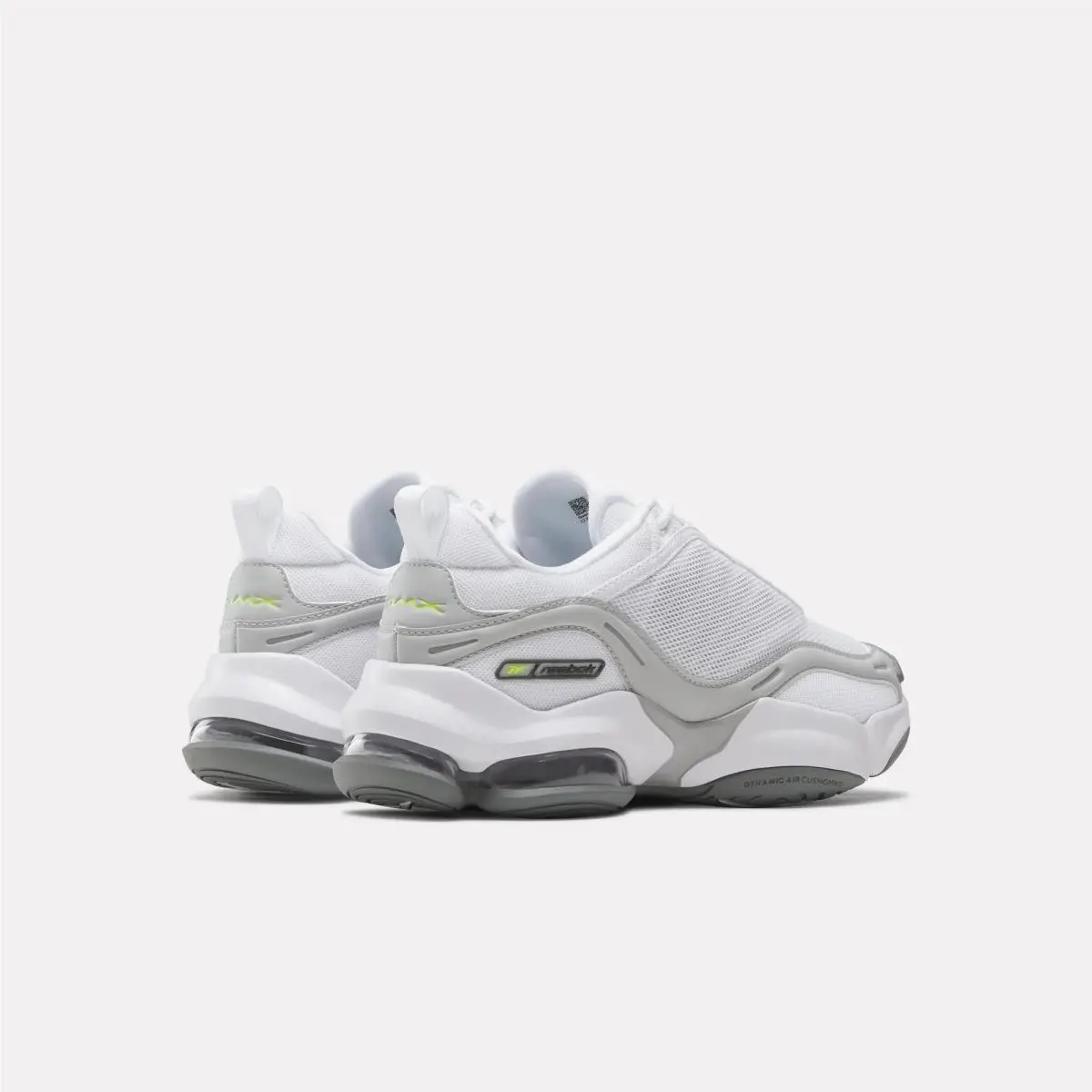 Reebok shoes - White/New Grey 1/Digital Lime 12