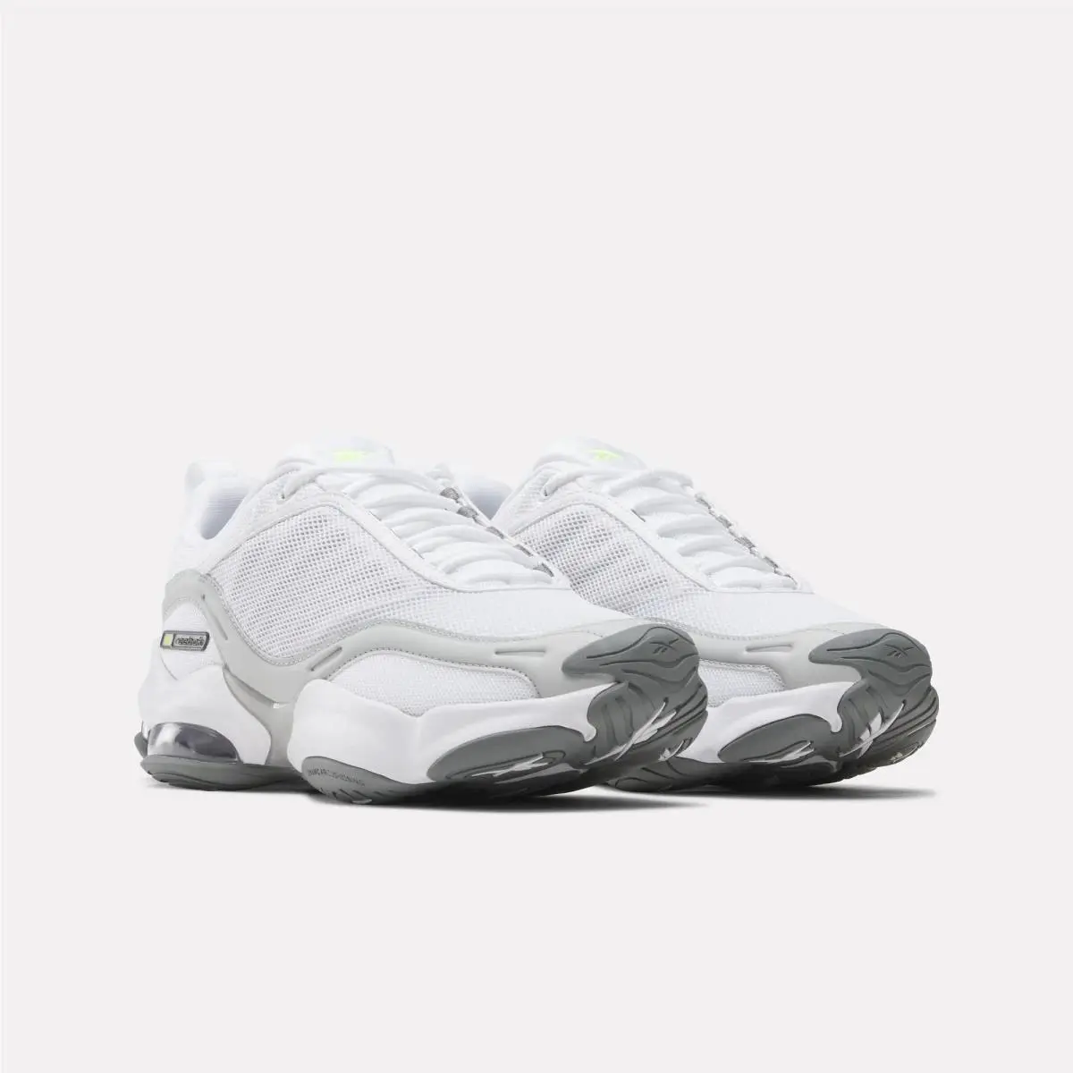 Reebok shoes - White/New Grey 1/Digital Lime 13