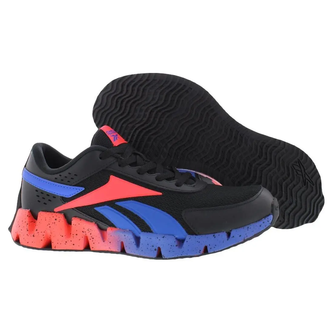 Reebok shoes - Core Black/Electric Cobalt/Neon Cherry, Main: Black 3