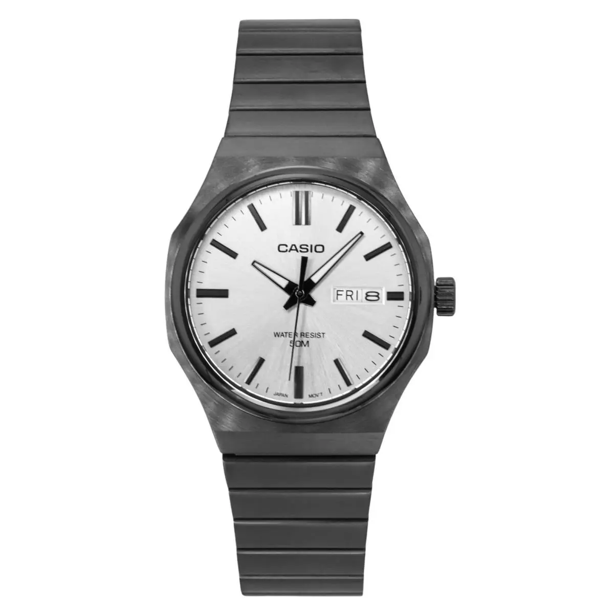 Standard Stainless Steel Silver Dial Quartz MTP-E735B-7AV Mens Watch by Casio