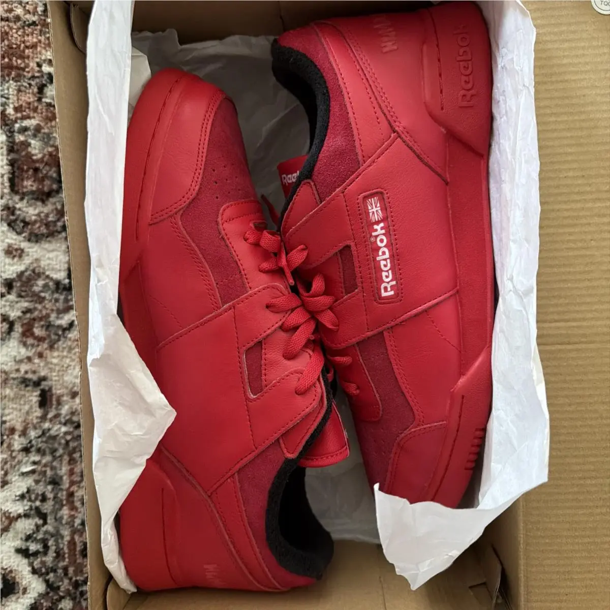 Reebok shoes - Reebok Classic - Classic - Red, Manufacturer: Glen Green/Footwear White/Vector Red 9
