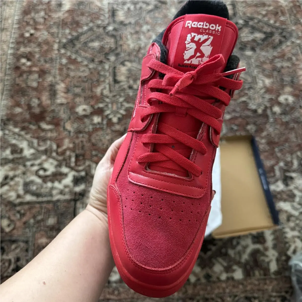 Reebok shoes - Reebok Classic - Classic - Red, Manufacturer: Glen Green/Footwear White/Vector Red 0