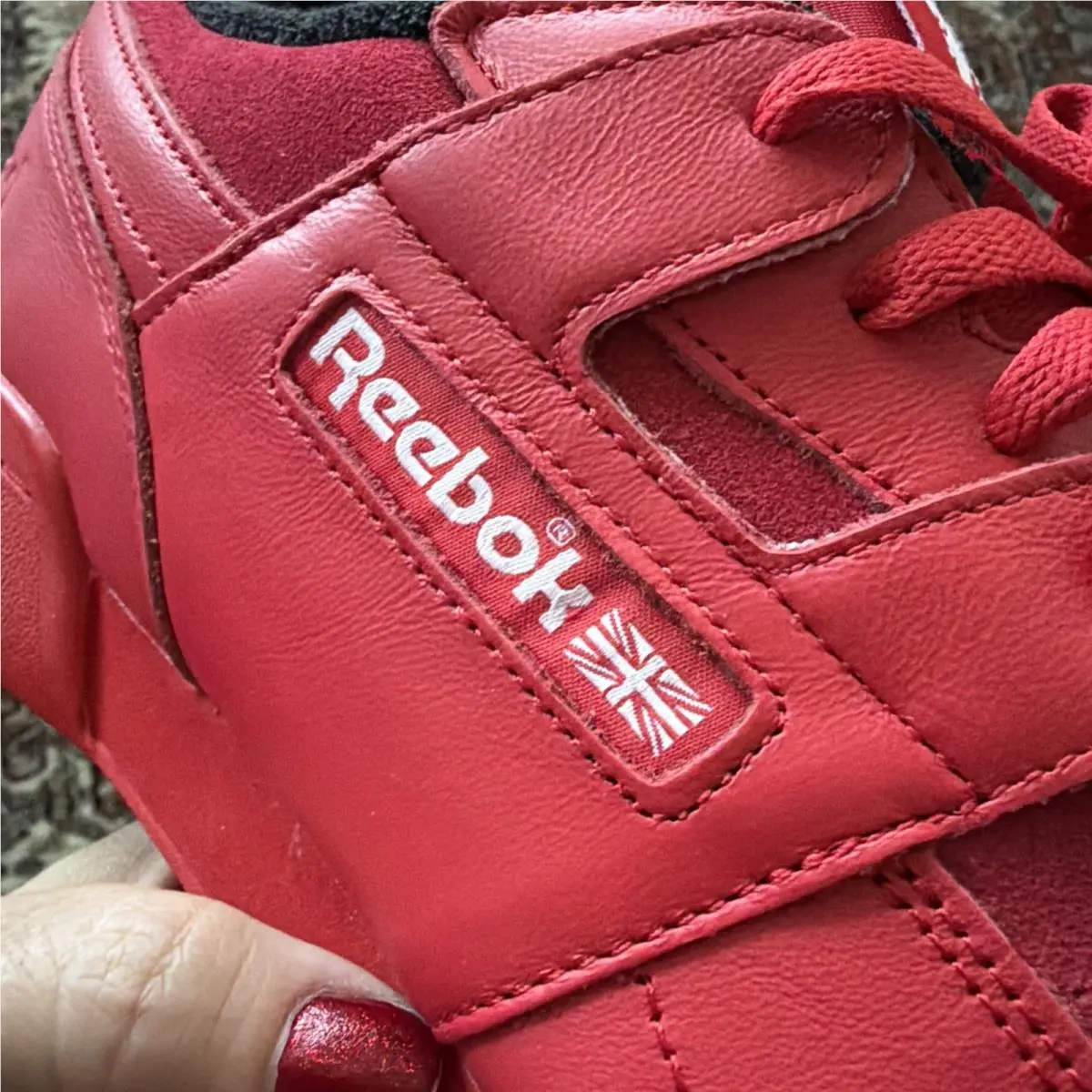 Reebok shoes - Reebok Classic - Classic - Red, Manufacturer: Glen Green/Footwear White/Vector Red 2