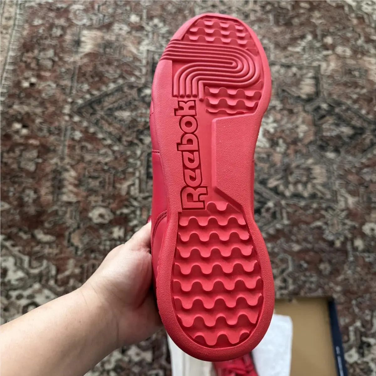 Reebok shoes - Reebok Classic - Classic - Red, Manufacturer: Glen Green/Footwear White/Vector Red 6