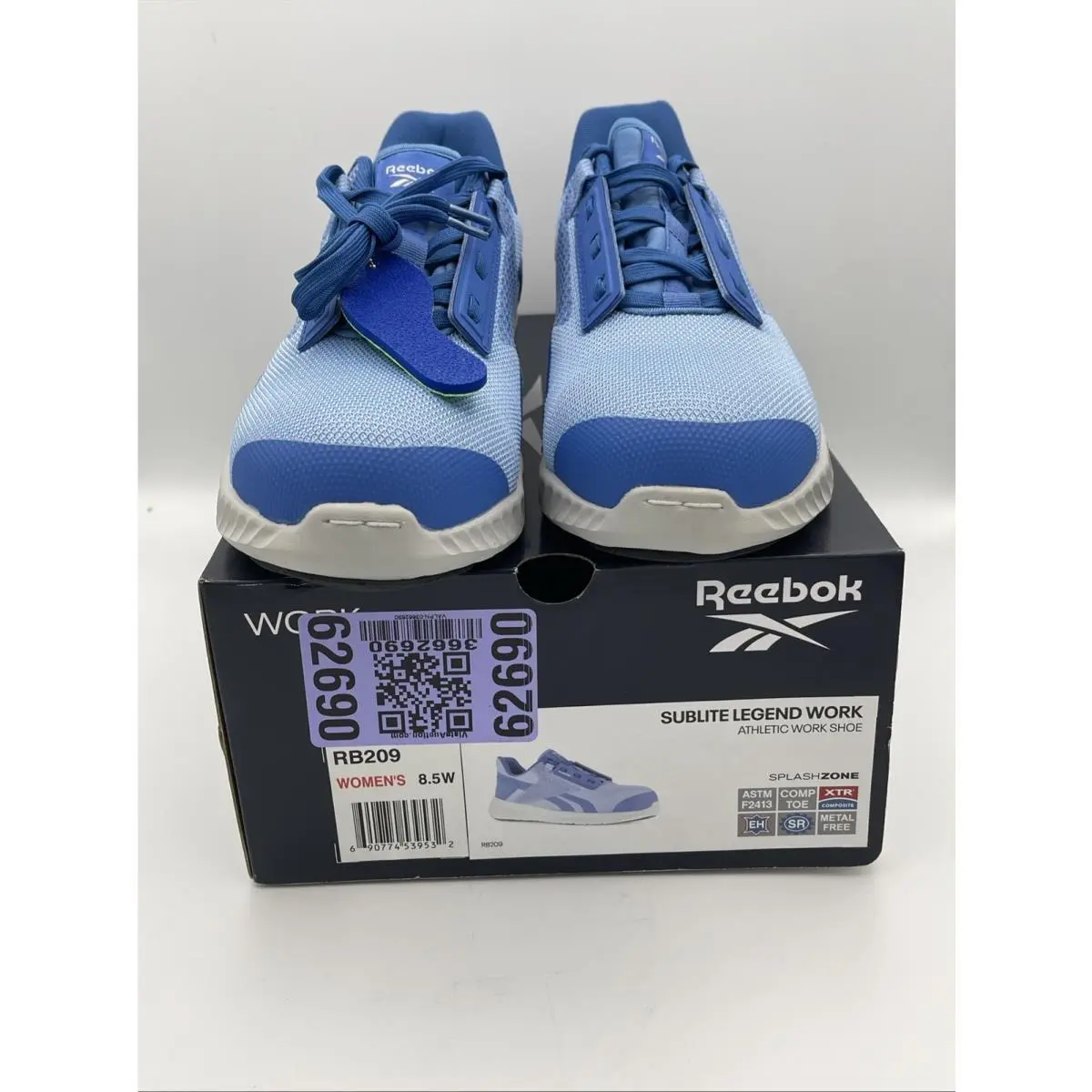 Reebok shoes - Reebok Work - Work - RB209 - Sky Blue/White 2
