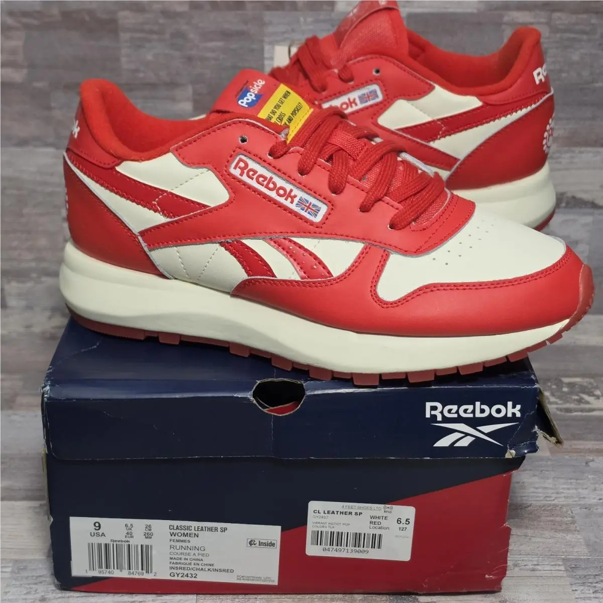 Reebok shoes - Reebok Classic Leather - Classic Leather - GY2432 - Red 8