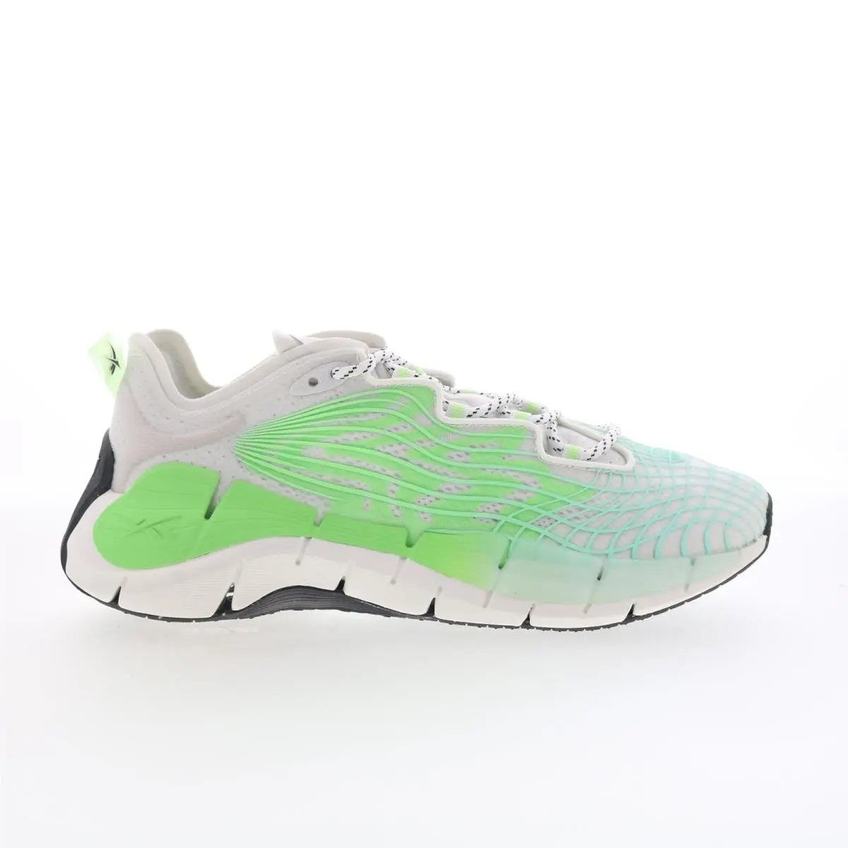 Reebok Zig Kinetica II Womens White Synthetic Lifestyle Sneakers Shoes 9.5