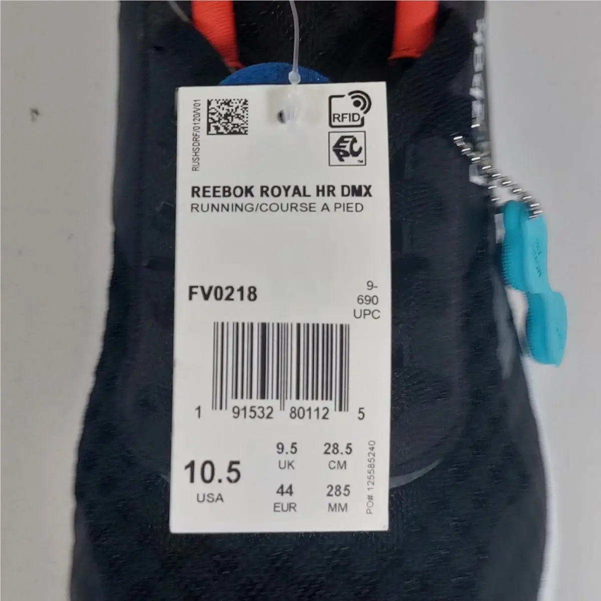 Reebok shoes - Reebok Royal HR DMX - Royal DMX - FV0218 - Multicolor (UPC: 191532801125) 7