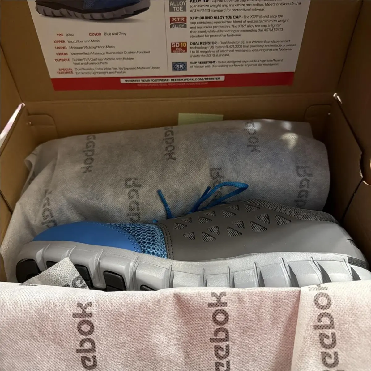Reebok shoes - Blue 2