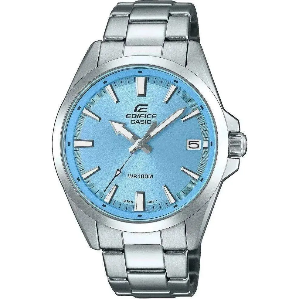 Edifice EFV-100DJ-2BJF Japan Domestic Market Jdm Blue Dial Men Watch by Casio