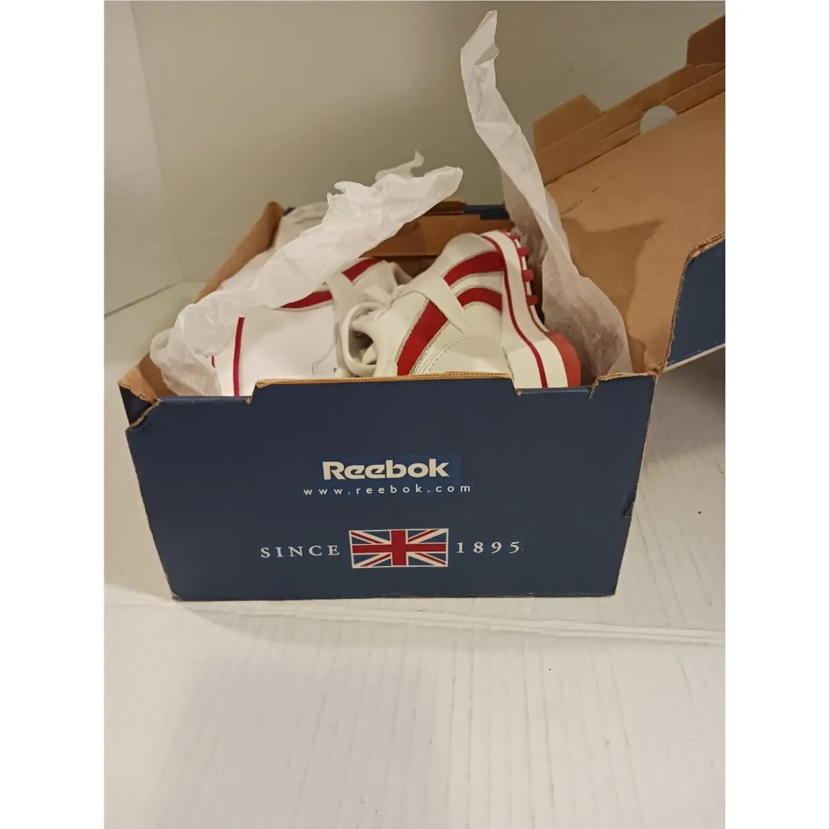 1999 Classic Reebok Cielo Wrap AD Womens Shoes Size 7. w/ Box White Red