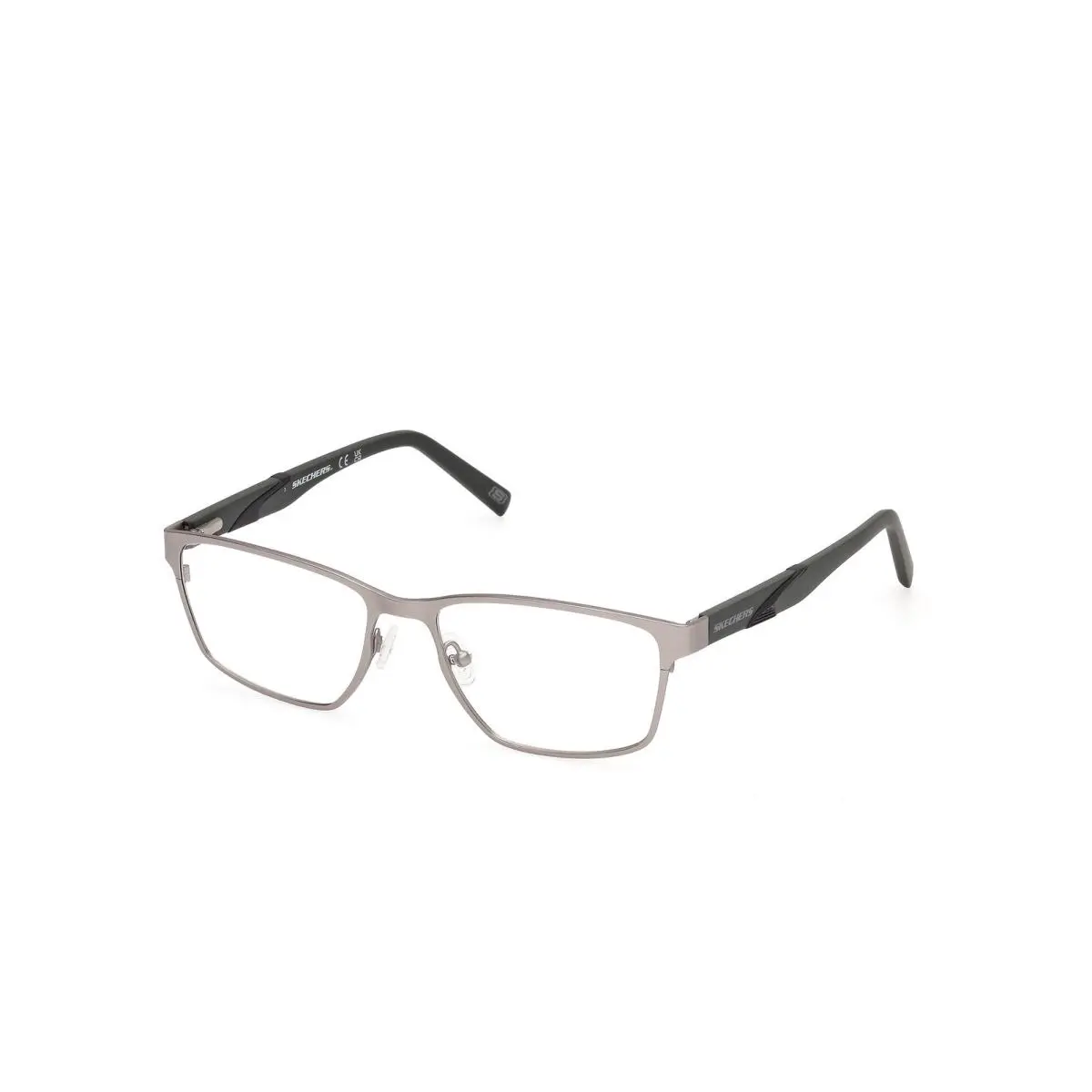 Skechers SE 50235 Matte Gunmetal / Dark Green 010 Size 54 Eyeglasses