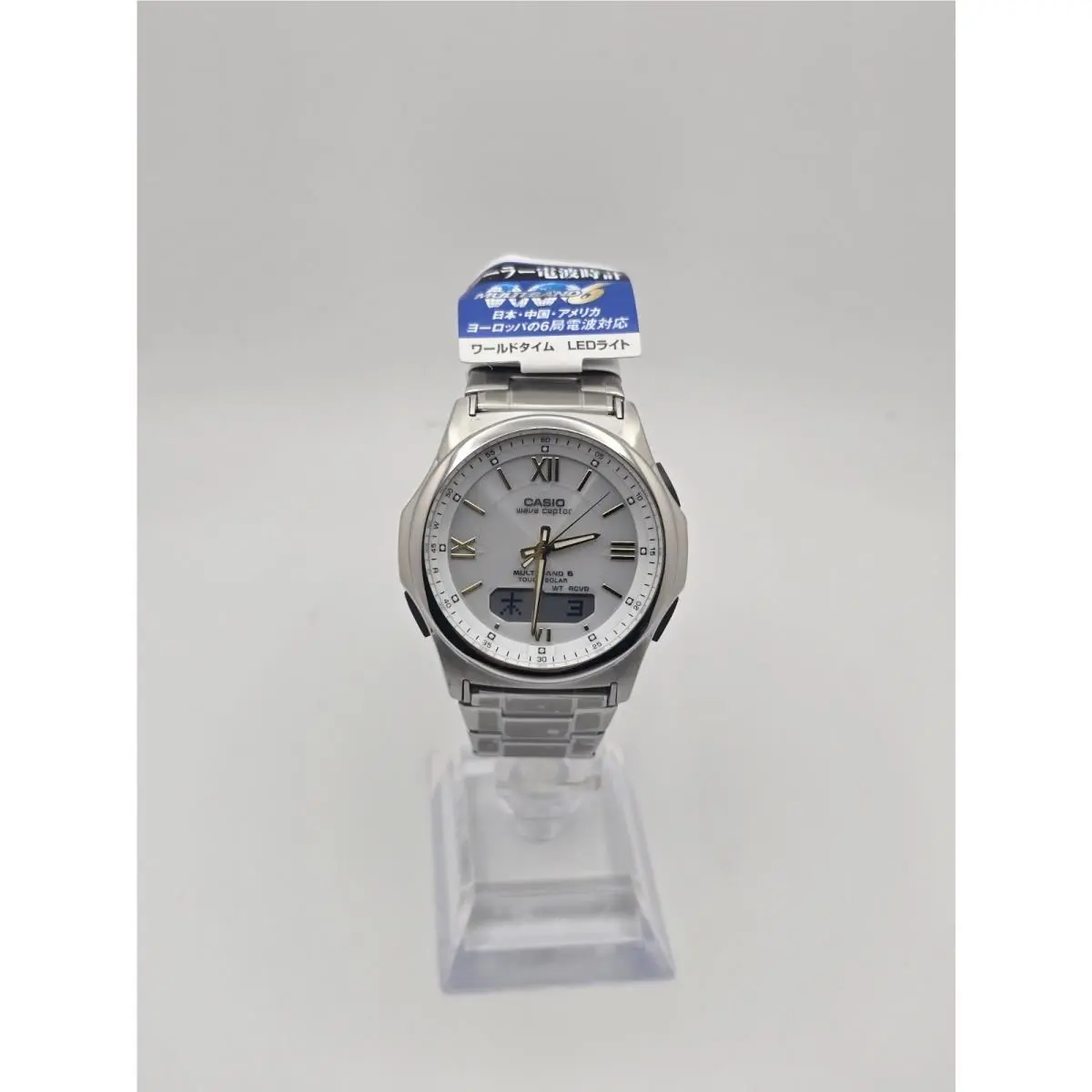 Wave Ceptor WVA-M630D-7A2JF Solar Atomic 42.1mm Japan Import by Casio