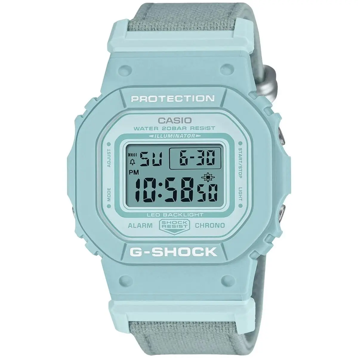 GMD-S5600CT-3 G-shock Food Textile Truecotton Material Watch For Women by Casio