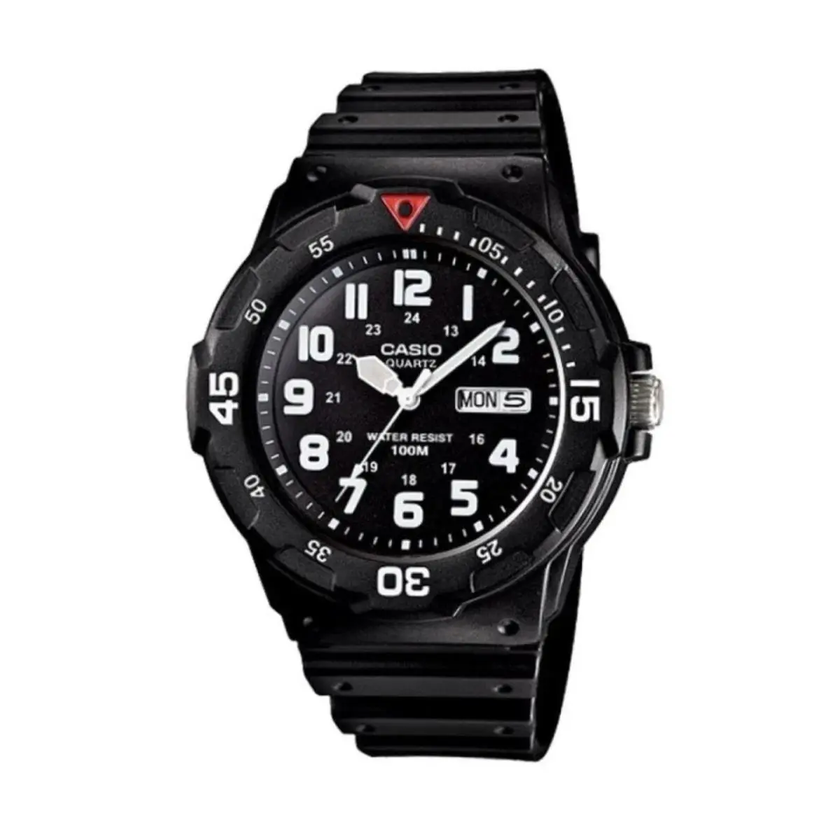 Analog Quartz Casual Watch Classic Dress Black Waterproof MRW-200H-1BVEG by Casio