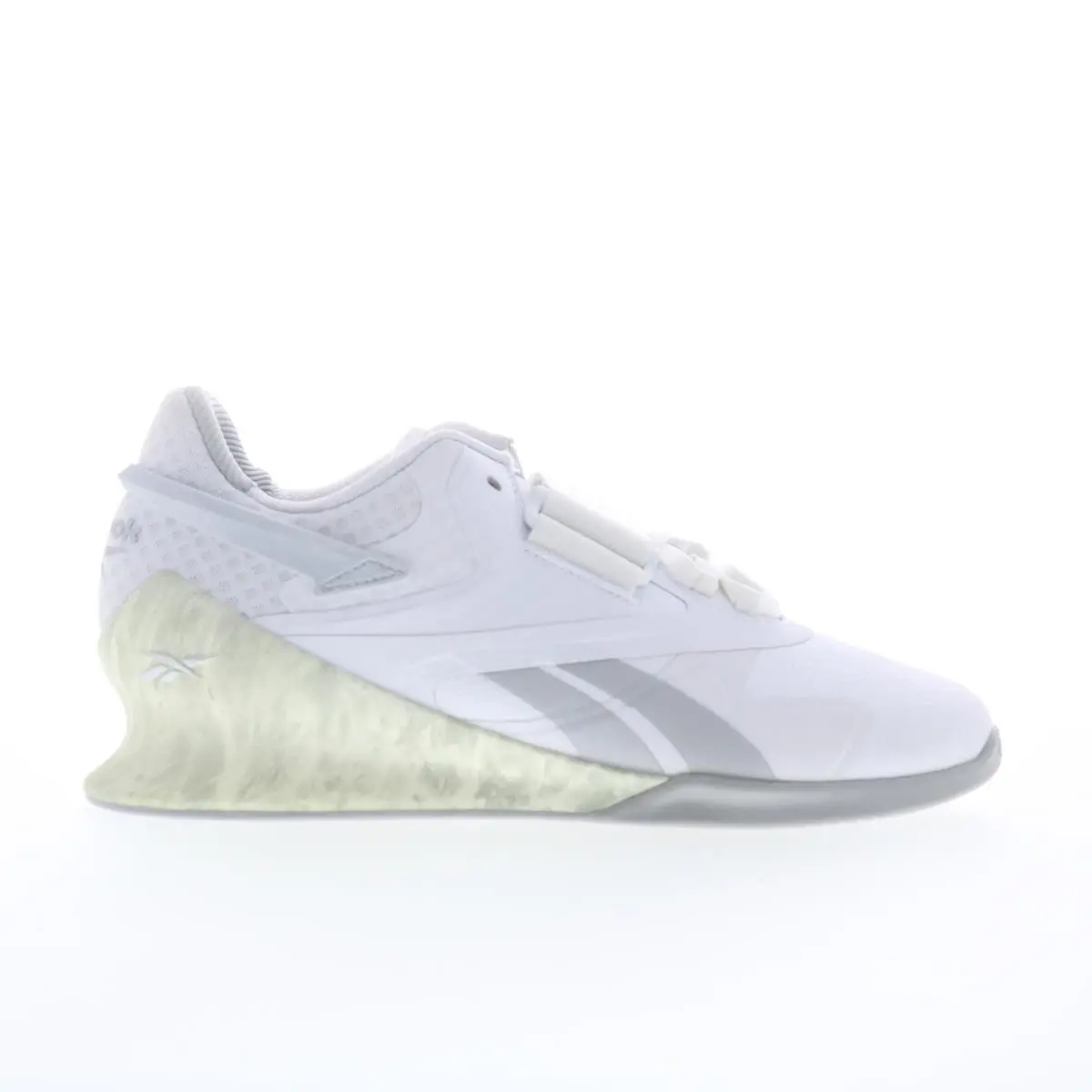 Reebok Legacy Lifter II Womens White Leather Athletic Weightlifting Shoes 10 - White