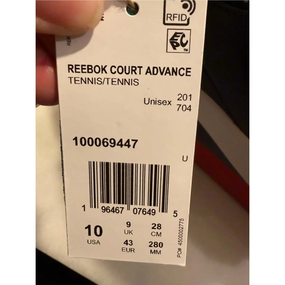Reebok shoes - Reebok Court Advance - Court Advance - Black 4