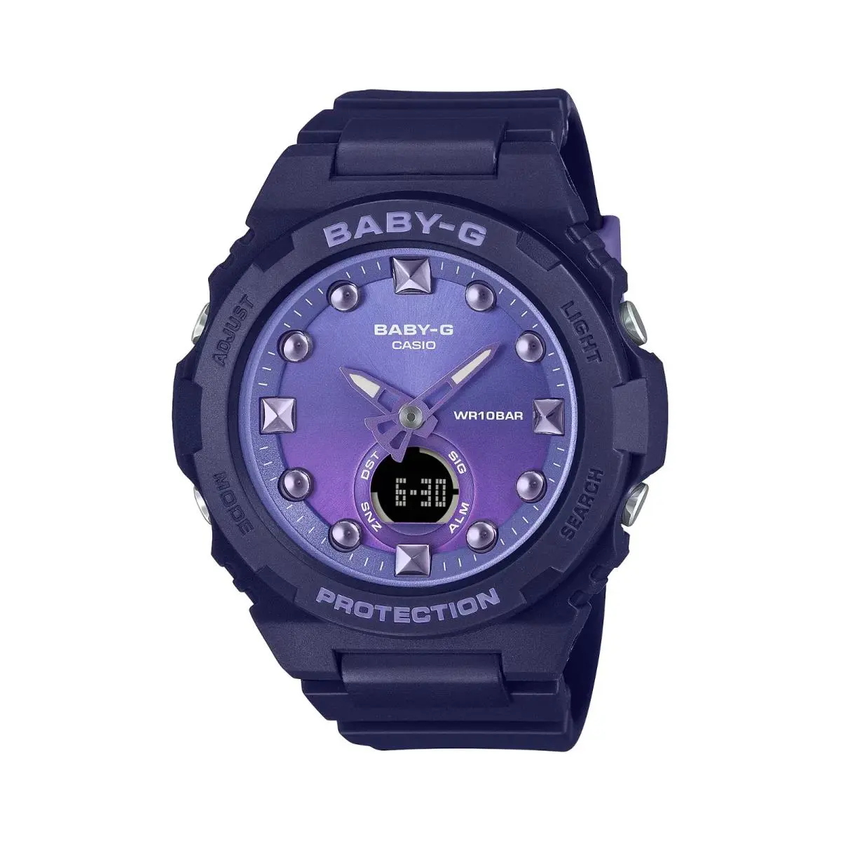 Casio Baby-g BGA-320-2AJF Playful Beach Analog Digital Watch Navy 42.4mm