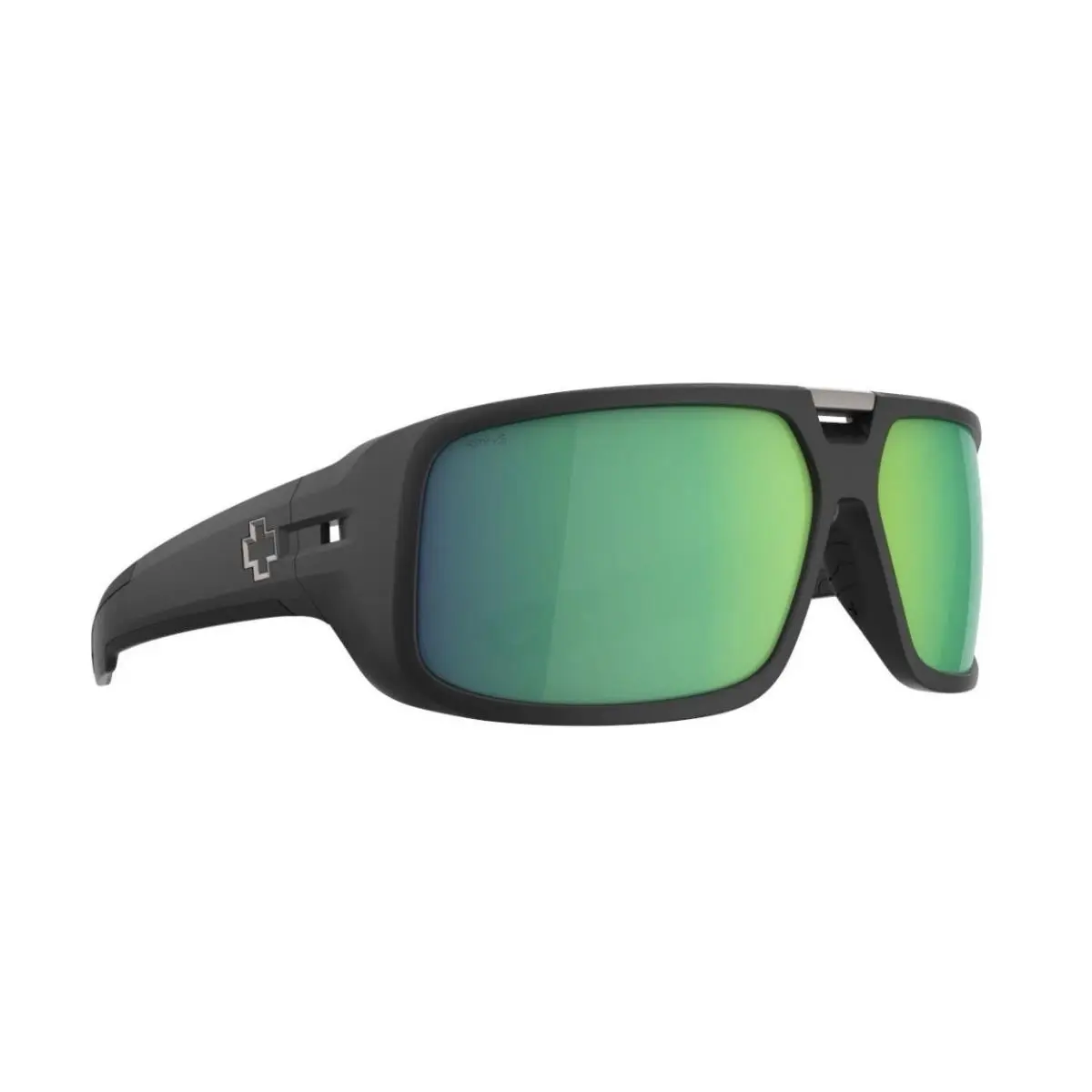 Spy Optic Mainline Sunglasses - Matte Black Ansi / Happy Polar Green Mirror by SPY Optics
