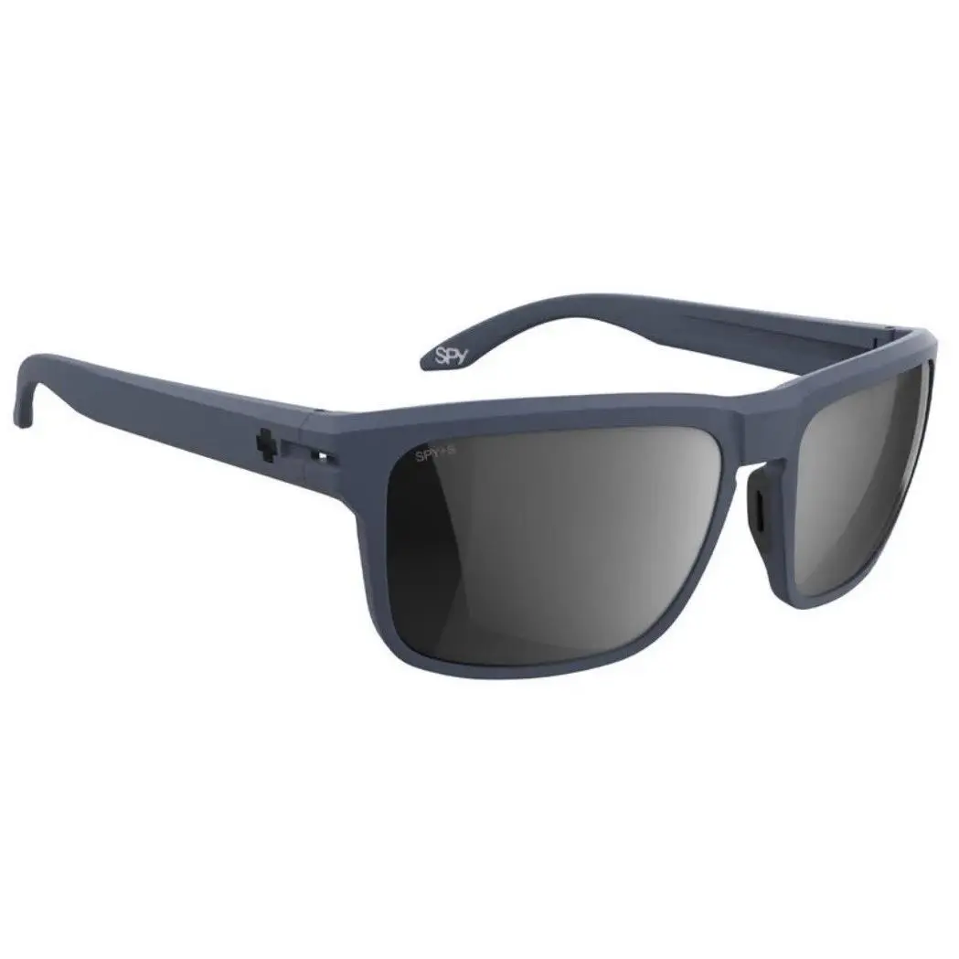 Spy Optic Region XL Sunglasses - Matte Steel Blue / Happy Polarized Silver