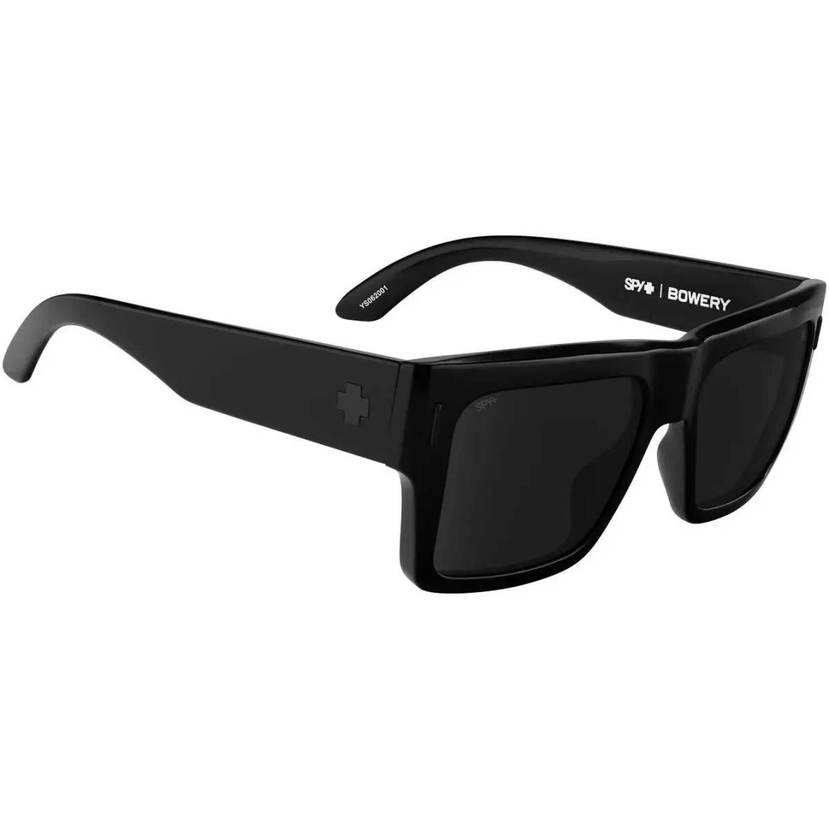 Spy Sunglasses Bowery Black Happy Gray Polarized Murdered Out Black by SPY Optics