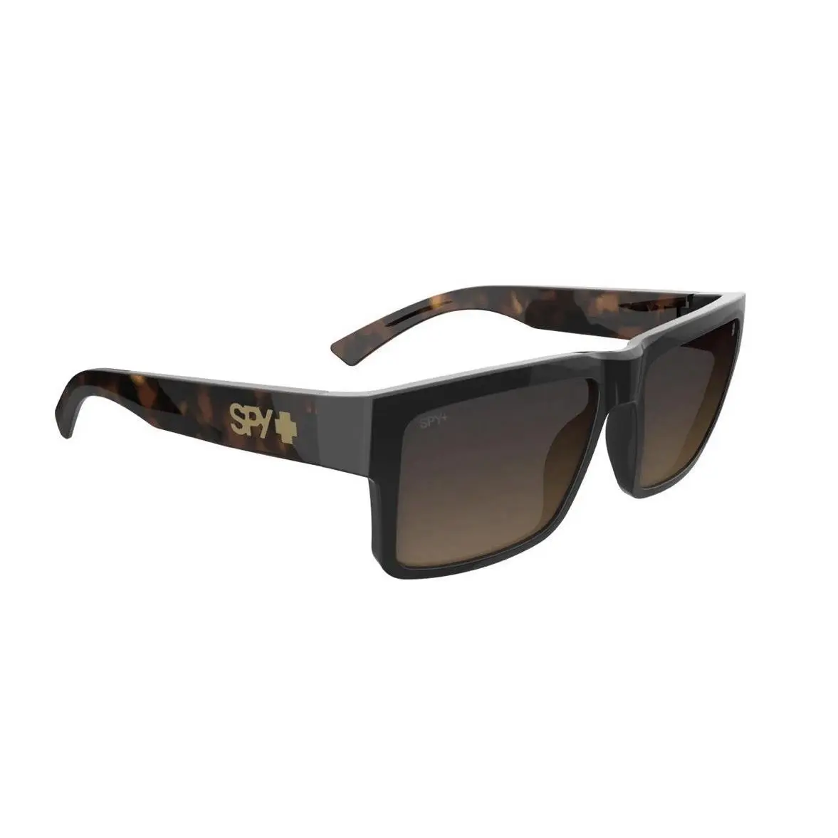 Spy Optic Montana Sunglasses - Black Honey Tort / Happy Dark Brown Fade Lens by SPY Optics