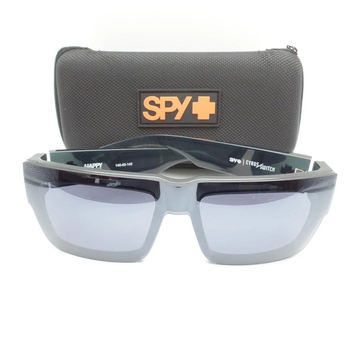 Spy Optics Cyrus Switch Translucent Gunmetal Mirror Grey Sunglasses