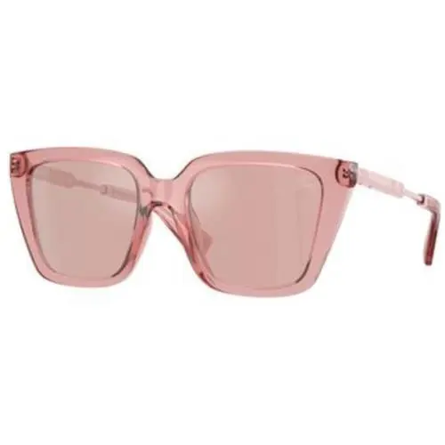 BE 4473 U Pink / Light Violet Flash Silver 41969L Size 52 Sunglasses by Burberry