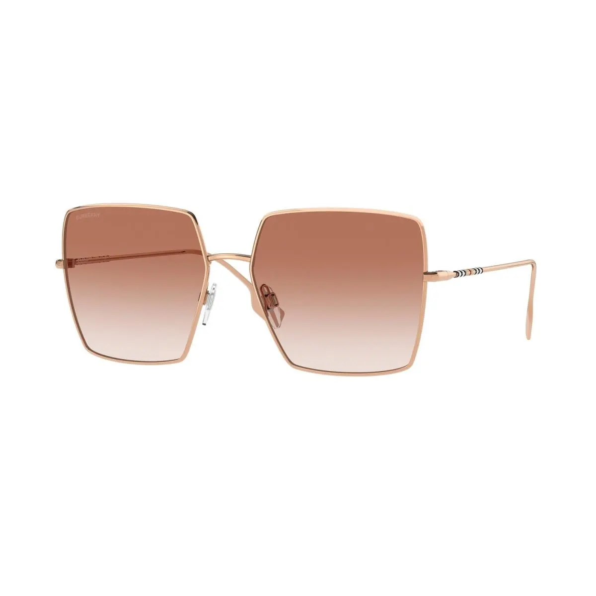 Burberry BE 3133 Daphne Rose Gold Gradient Pink 133713 Size 58 Sunglasses