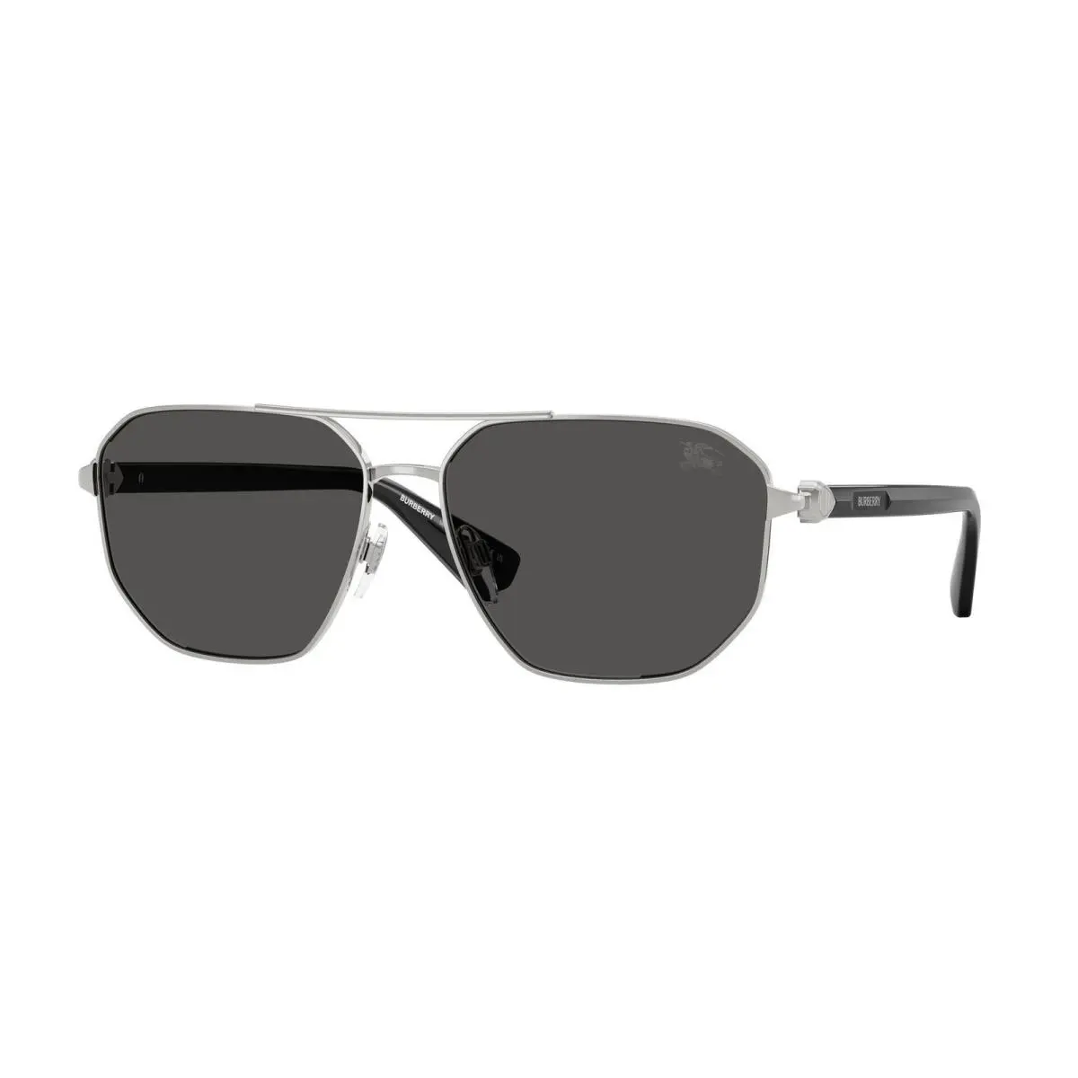Burberry BE 3166 Silver / Dark Grey Polyamide Standard 100587 Size 60 Sunglasses
