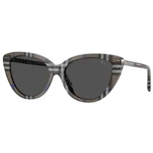 BE 4457 F Check Lichen / Dark Grey 416687 Size 55 Sunglasses by Burberry