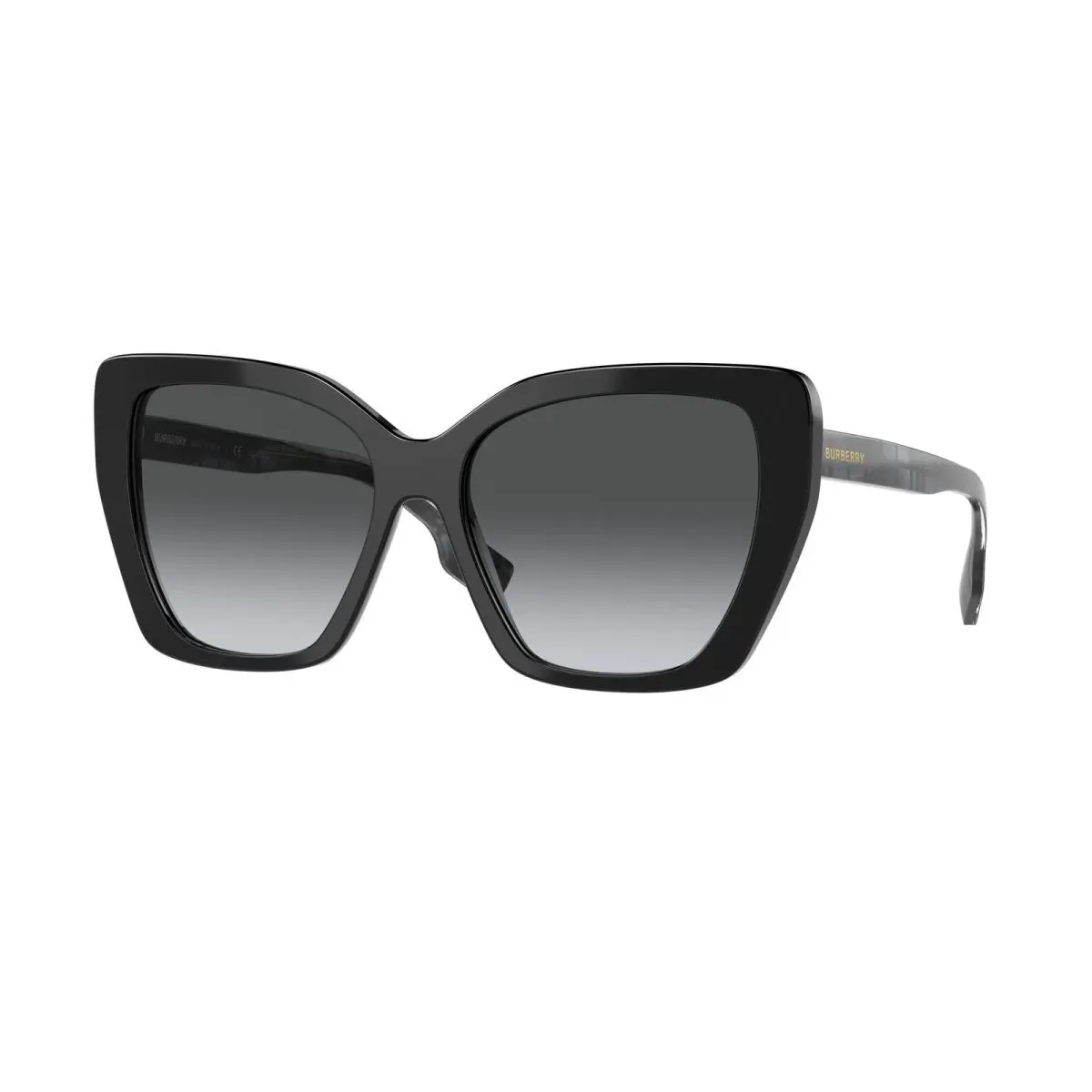 BE 4366 Tamsin Black Polar Grey Gradie 3980T3 Size 55 Sunglasses by Burberry