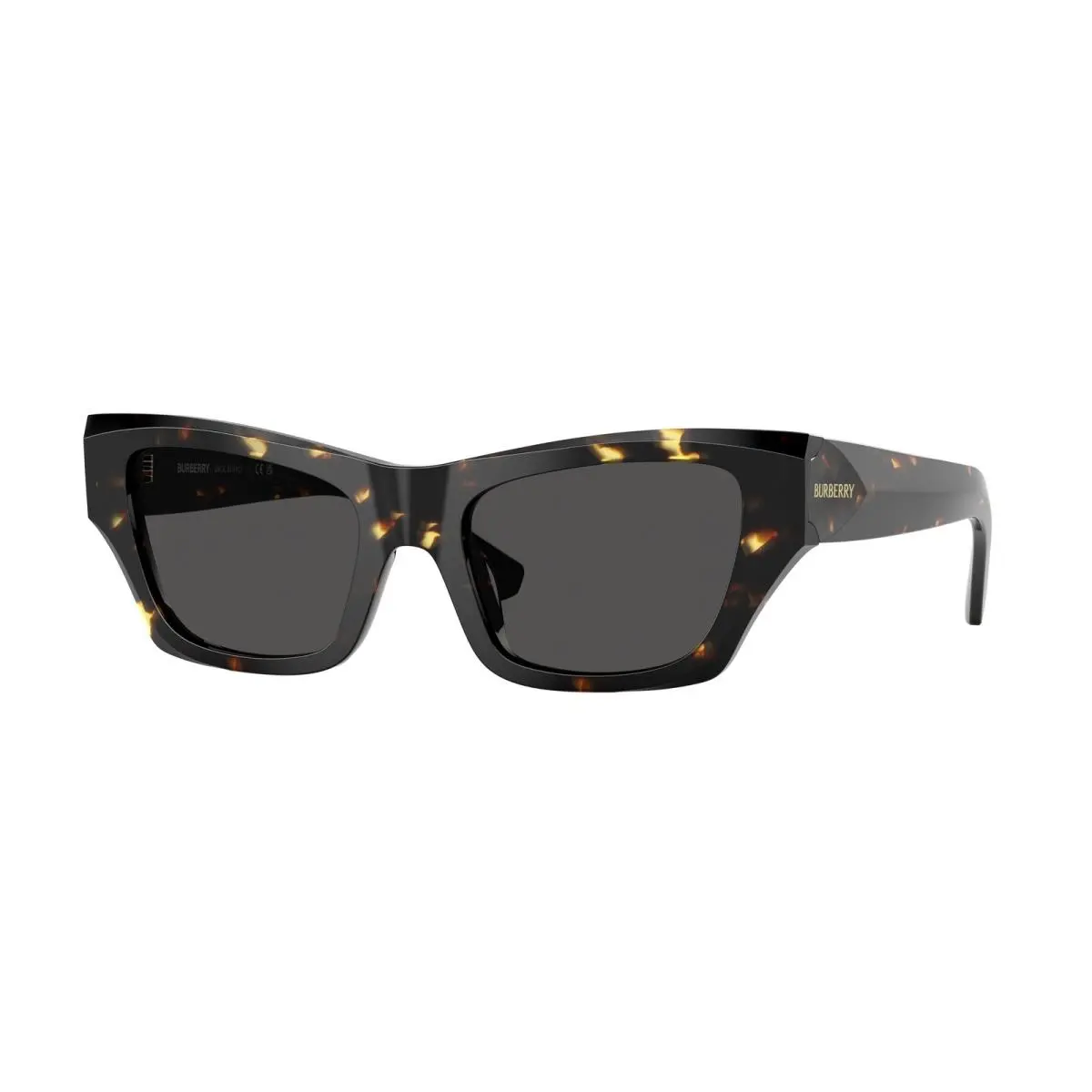 BE 4441 U Dark Havana / Grey 410687 Size 52 Sunglasses by Burberry