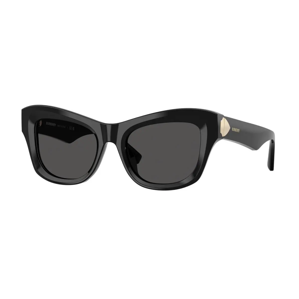 BE 4442 U Black Dark Grey 300187 Size 51 Sunglasses by Burberry