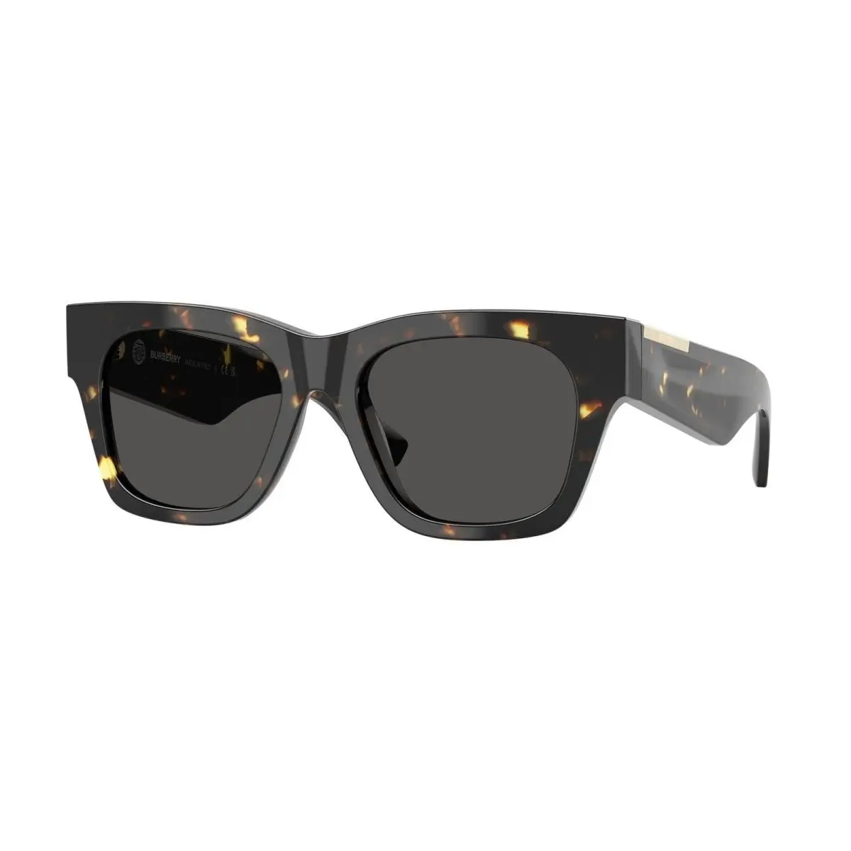 BE 4424 Yellow Havana / Dark Grey 410687 Size 52 Sunglasses by Burberry