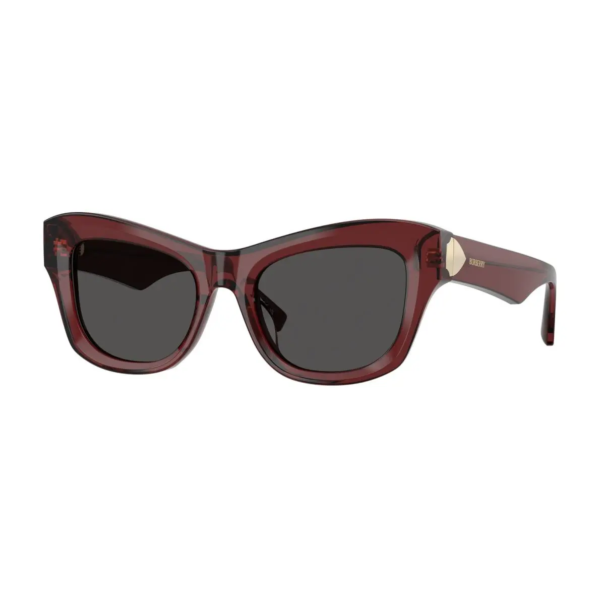 BE 4442 U Bordeaux / Dark Grey 412887 Size 51 Sunglasses by Burberry