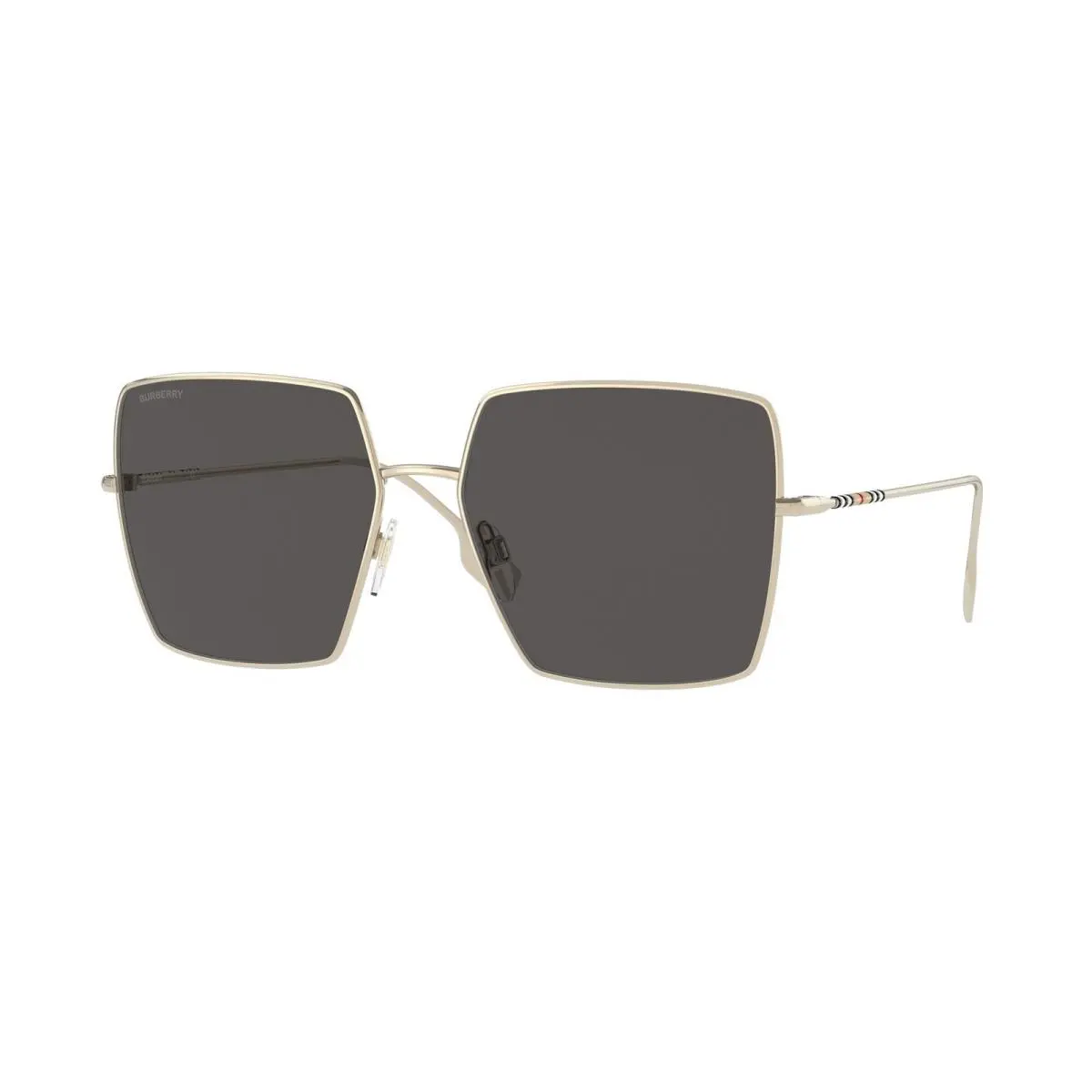 Burberry BE 3133 Daphne Light Gold Dark Grey 110987 Size 58 Sunglasses