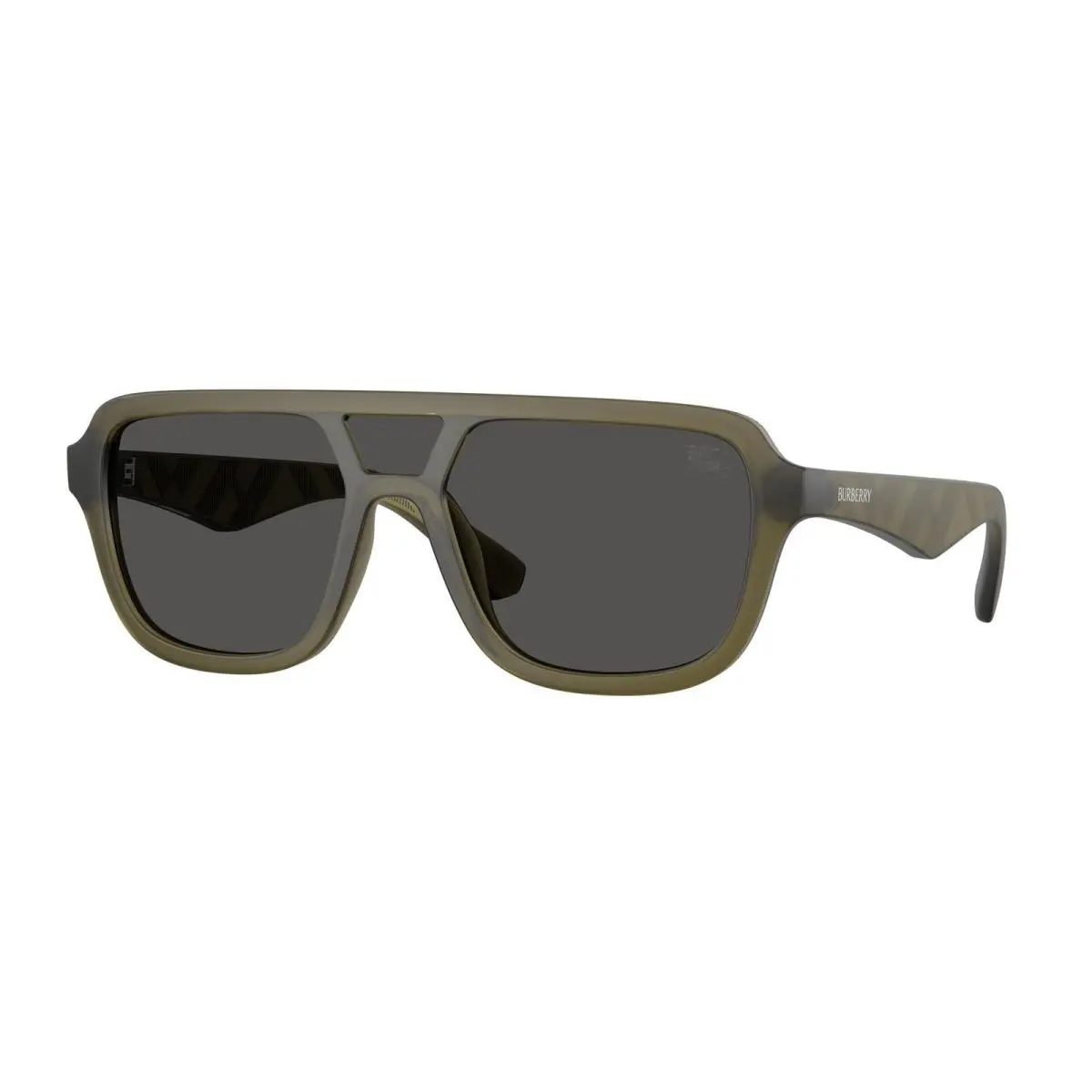 Burberry BE 4474 U Matte Green / Dark Grey 421287 Size 28 Sunglasses